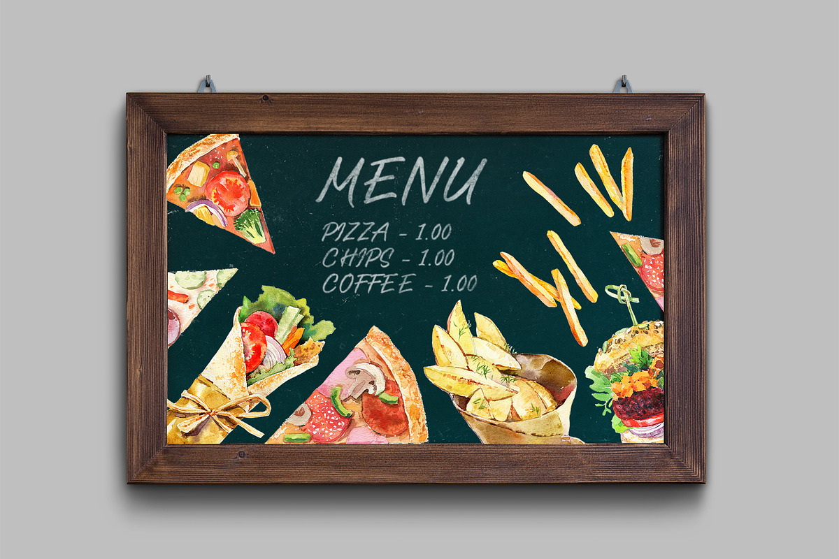 Street food watercolor collection, a Food Illustration by Natasha Koltsova (Photo 3 of 6)