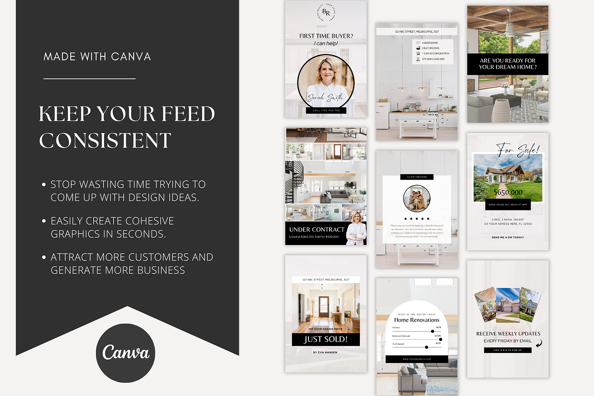 Real Estate Social Media Templates, a Social Media Template by Gebers Marketing & Design (Photo 10 of 10)