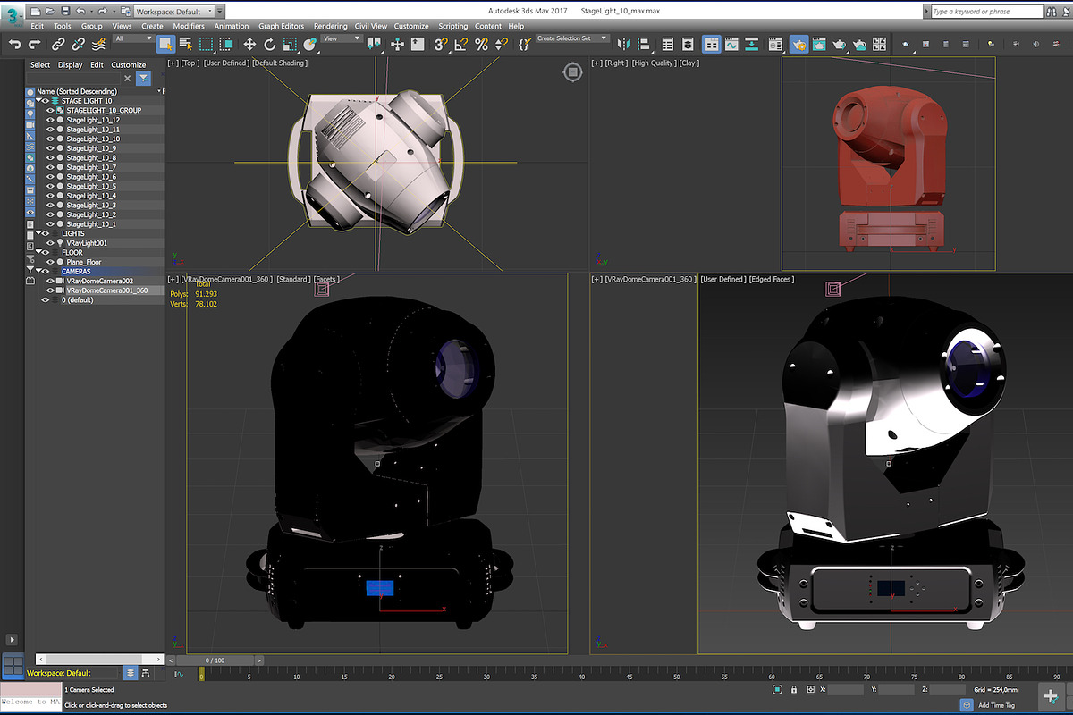 Stage Lighting Collection-14 PCS, an Object 3D Model by akerStudio (Photo 302 of 309)