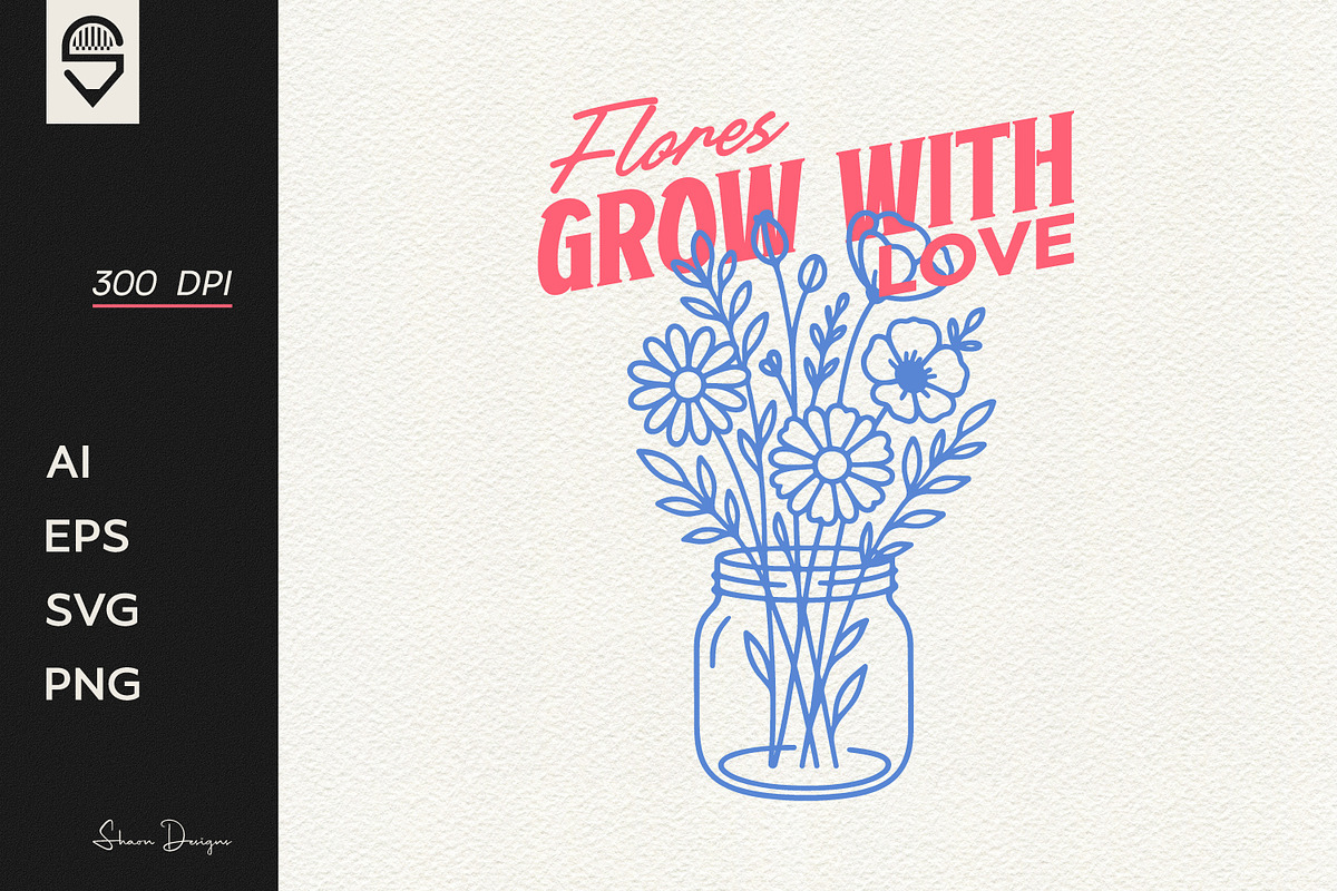 Floral design with wildflowers, a Decorative Illustration by shaondesigns (Photo 1 of 5)