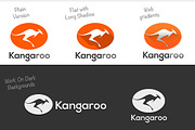 Kangaroo logo, a Branding & Logo Template by PRtopdesign (Thumbnail 2 of 3)