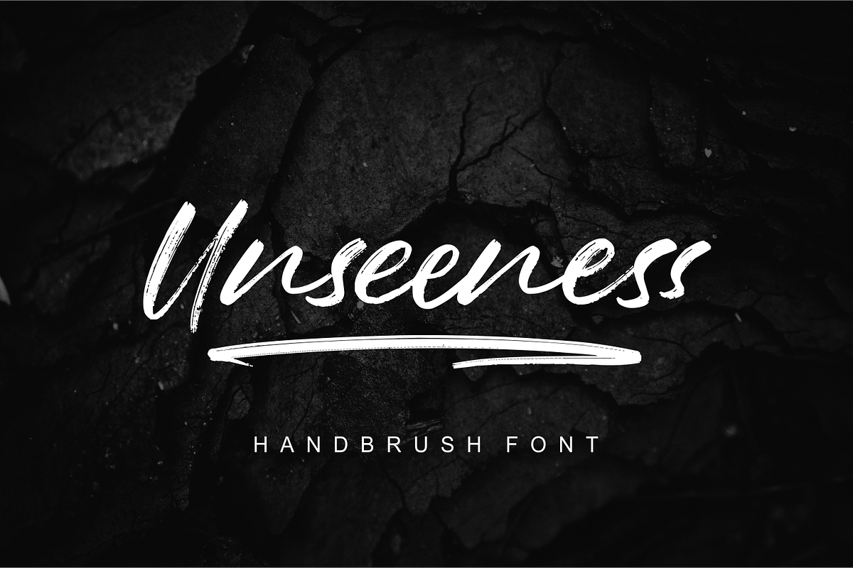 Unseeness, a Script Font by zamjumps (Photo 1 of 10)