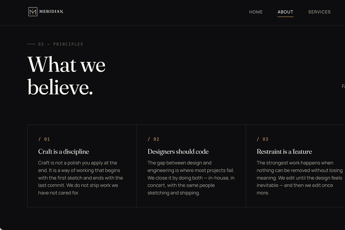 Professional HTML Website Template, a HTML Template by Creative House (Photo 6 of 12)