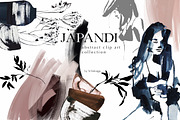 Japandi Abstract Watercolor Clip Art, a Decorative Illustration by whiteheartdesign (Thumbnail 1 of 24)
