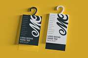 Set of Folding Hanging Tag mockups, a Packaging Mockup by Black Cat Studio (Thumbnail 5 of 13)