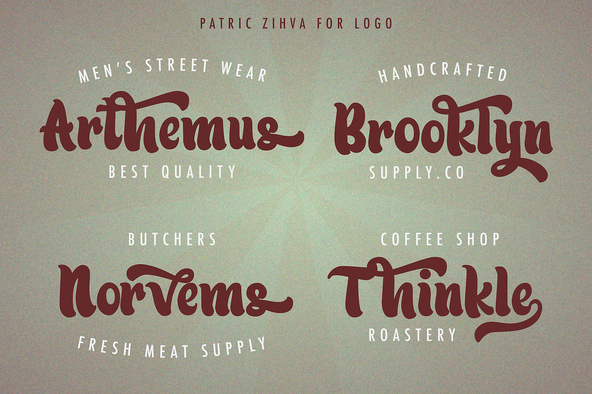 Patric Zihva - Retro Bold Script Fon, a Script Font by StringLabs (Photo 10 of 15)