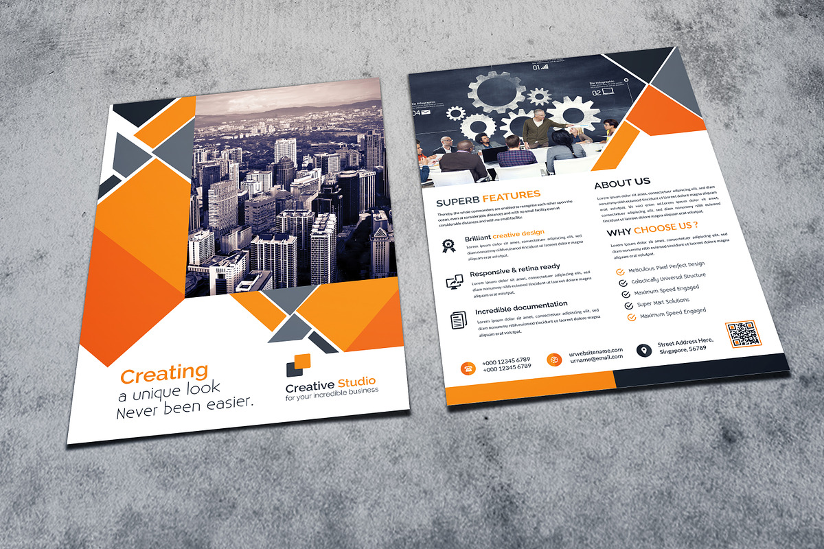 2 Side Flyer, a Flyer Template by Genereux Art