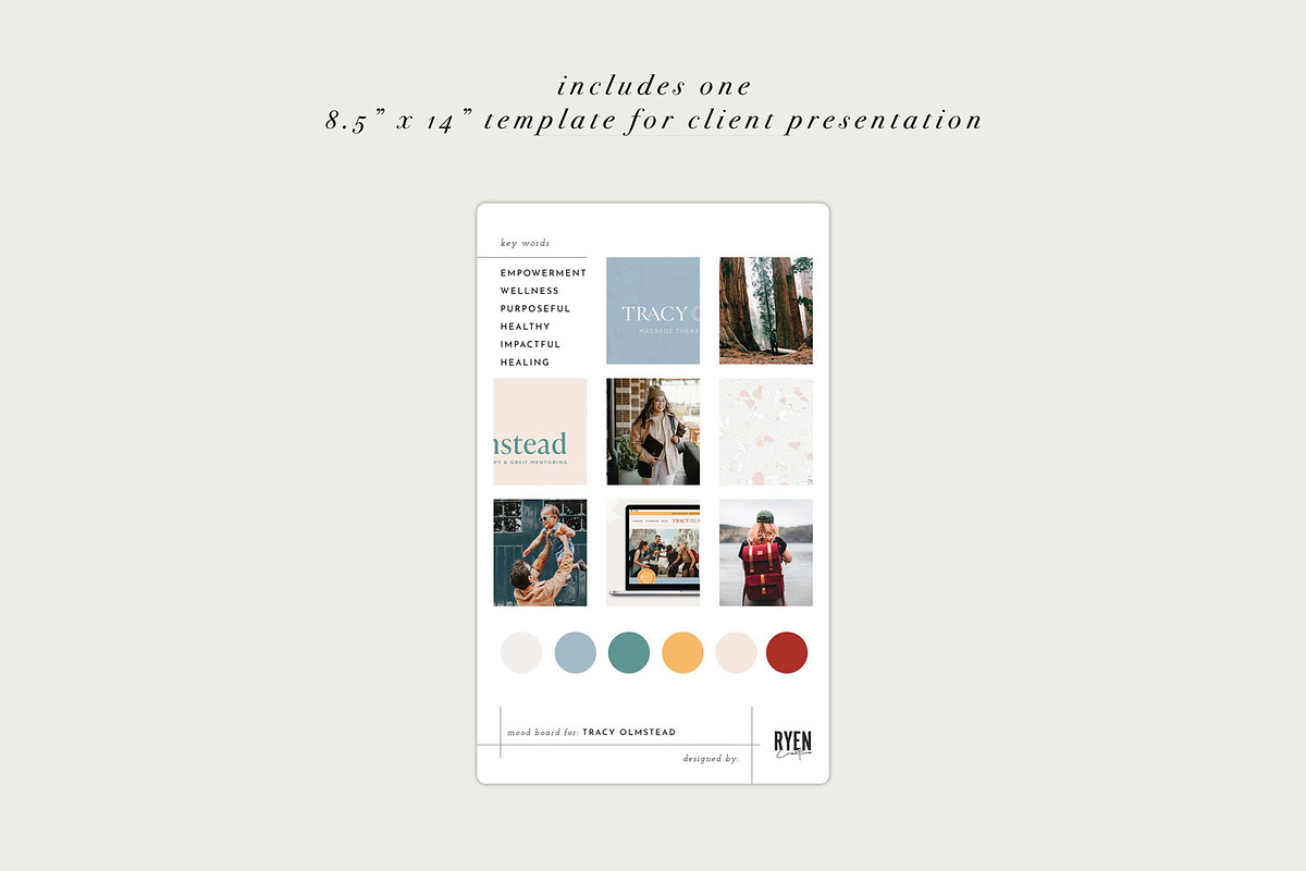 Mood Board Template - Canva, a Branding & Logo Template by Ryen Creative (Photo 2 of 4)