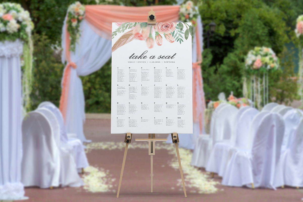 Canva Wedding Invitation Suite, an Invitation Template by DesignDevisers (Photo 12 of 12)