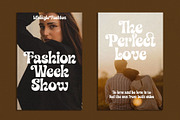 Molger Retro Display Font, a Serif Font by RantautypeStudio (Thumbnail 7 of 17)