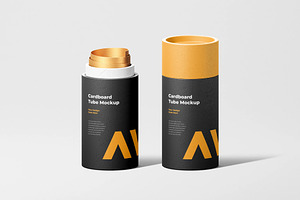 Cardboard Tube Mockup, a Product Mockup by zpackcreative