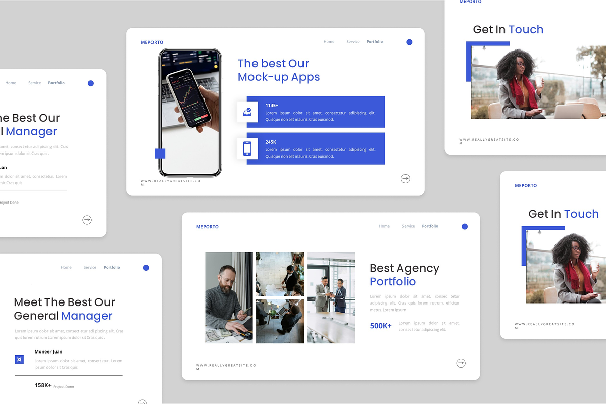 Portfolio Agency PowerPoint, a Presentation Template by Annora Studio (Photo 3 of 5)