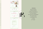 Nutrition Coach Website Template, a HTML Template by Pastel Pixels Studio (Thumbnail 2 of 4)