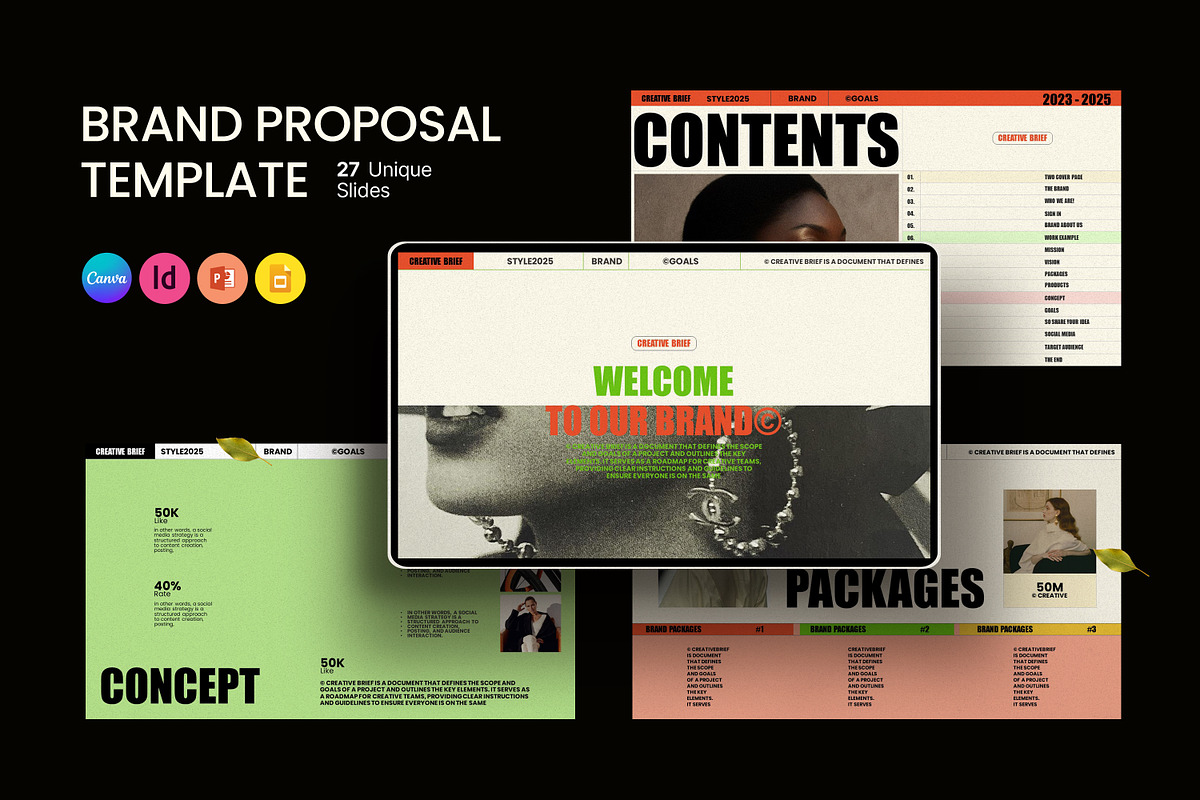 Brand Proposal Presentation Template, a Presentation Template by Studio Industry (Photo 2 of 10)