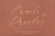 Camila Raindrop - Elegant Font, a Script Font by Letterative Studio (Thumbnail 1 of 7)