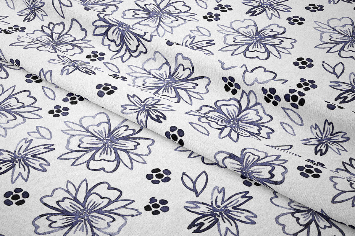 Watercolor Seamless Pattern Set, a Pattern Graphic by Minna May Design (Photo 3 of 5)