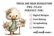 Whimsical Summer Goose Clipart, an Illustration by OK Design (Thumbnail 4 of 6)