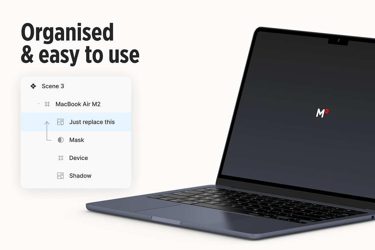 MacBook Air M2 Mockups, an iPhone Mockup by 360 Mockups (Photo 6 of 11)