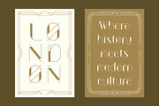 Gratitude - Art Deco Inspired Font, a Sans Serif Font by Kahade Studio (Thumbnail 3 of 12)