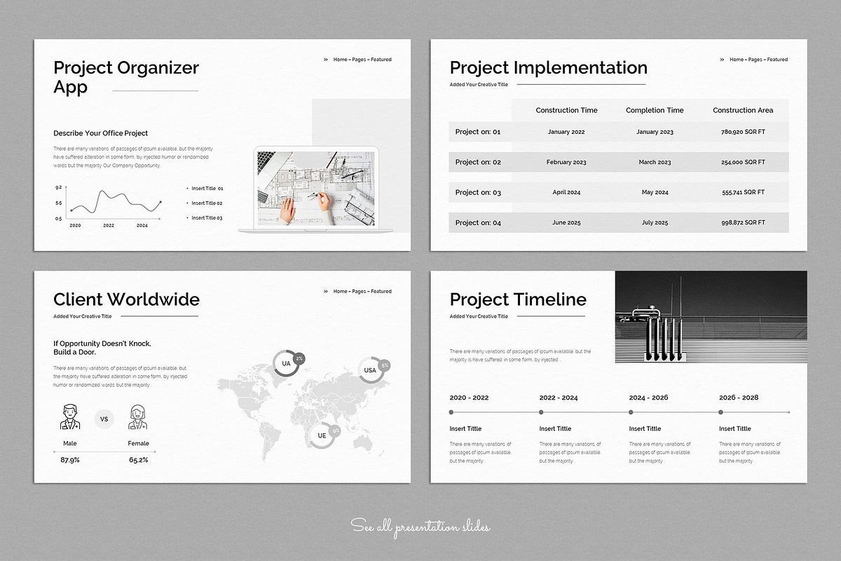 Architecture Portfolio Presentation, a Presentation Template by TemplatesForest (Photo 6 of 8)