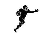 Football Soccer Silhouette Bundle, an Illustration by hafijul (Thumbnail 14 of 51)