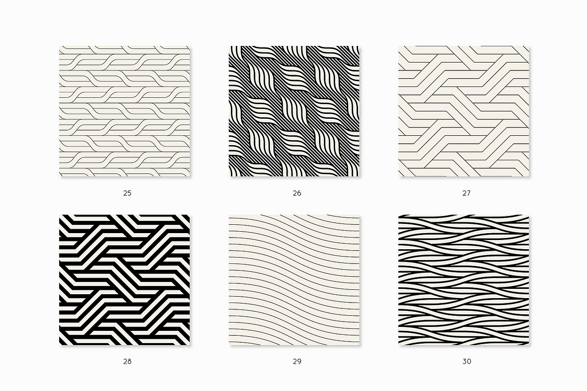 60 Geometric Seamless Patterns, a Pattern Graphic by Curly_Pat (Photo 11 of 16)