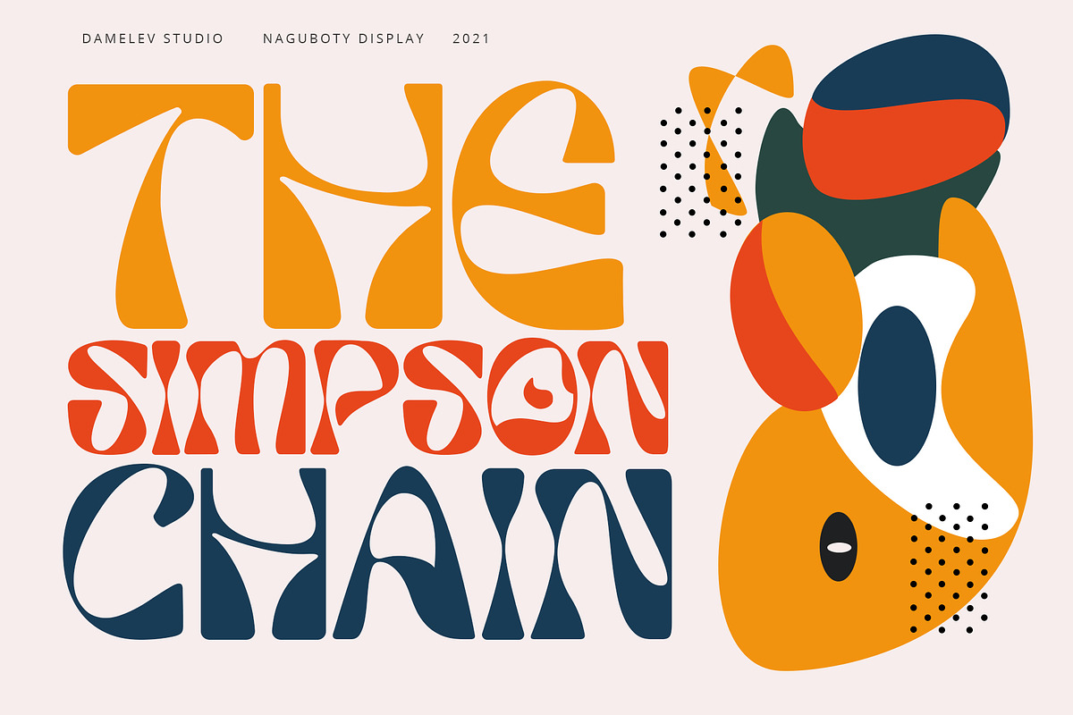 Naguboty Display, a Sans Serif Font by Damelev (Photo 5 of 9)