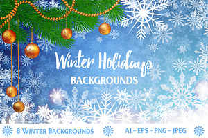 Winter Holidays Background