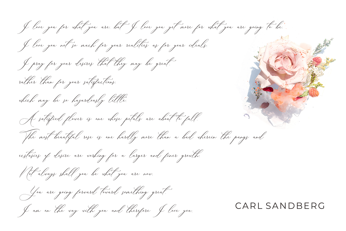 Luxury Font - Boheme Floral, a Script Font by 50Fox (Photo 13 of 14)