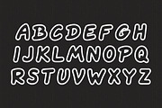Sweet Dance Handwritten Outline, a Handwritten Font by Fourteen Letter (Thumbnail 5 of 6)