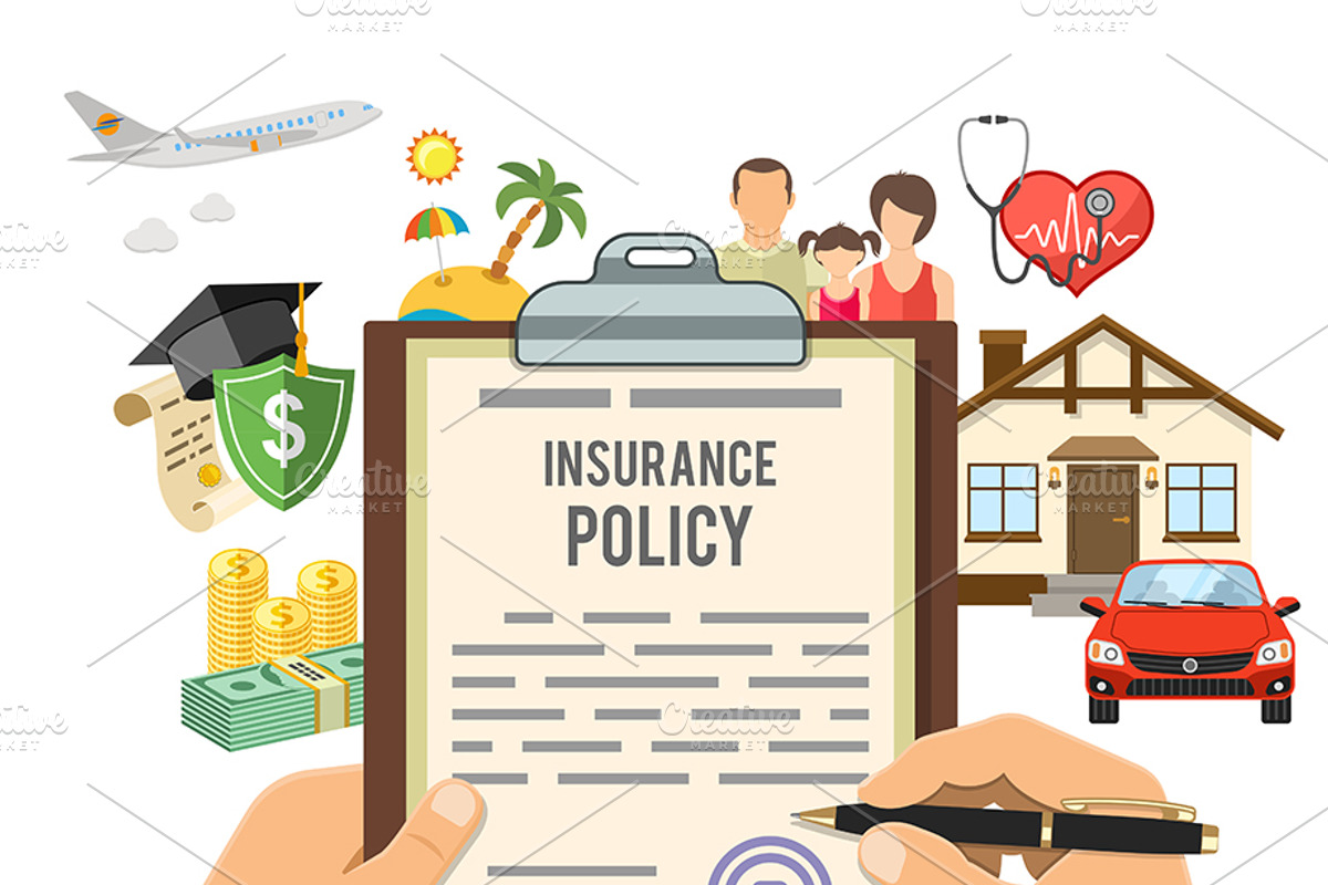 Insurance Services Concepts, an Education Illustration by TAlex (Photo 3 of 6)