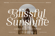 Blissful Sunshine - Romantic Swash, a Serif Font by Shakira Studio (Thumbnail 1 of 10)