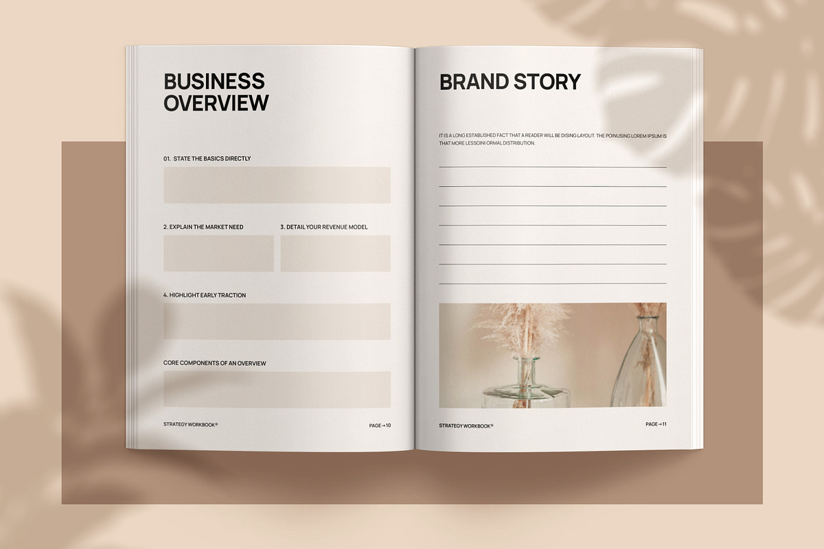 Brand Strategy Workbook Template, a Magazine Template by Studio Monova (Photo 6 of 20)