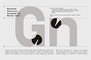 GC Basic Inktrap - Monospace, a Sans Serif Font by Glyphonic (Thumbnail 5 of 15)