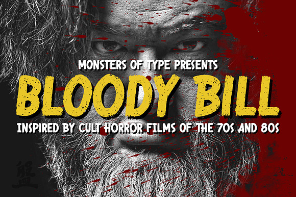 Bloody Bill Typeface preview 6