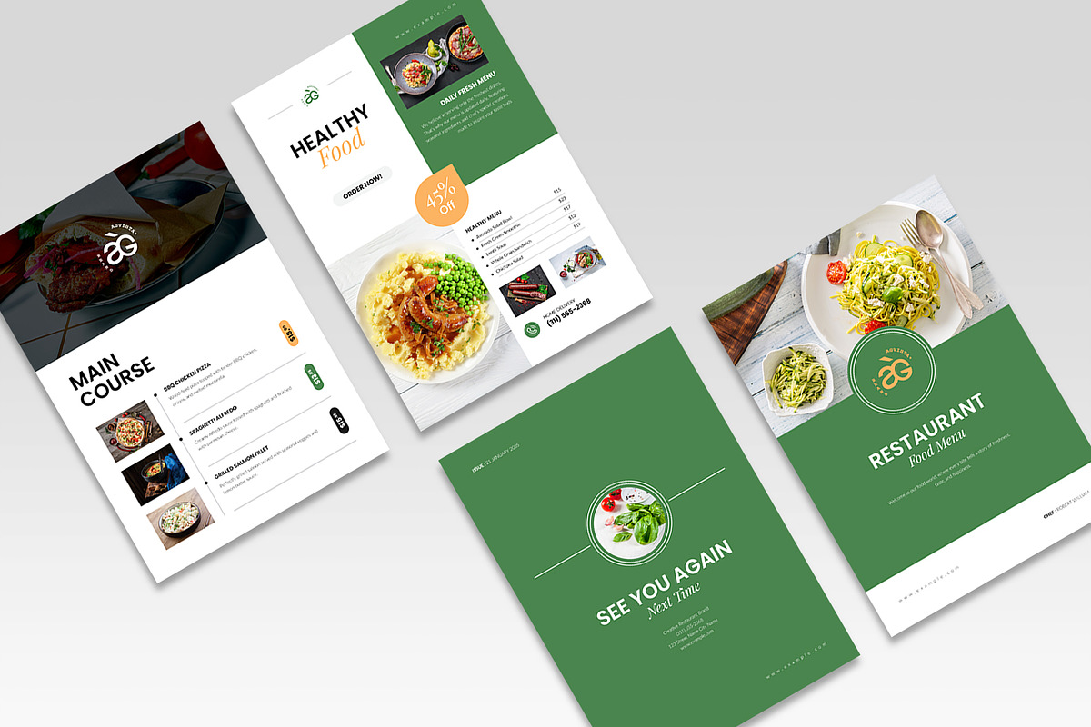 Healthy Food Menu Template preview 6