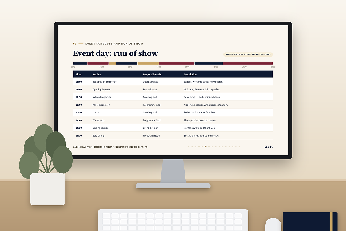 Event Management Presentation, a Presentation Template by novexora (Photo 2 of 4)