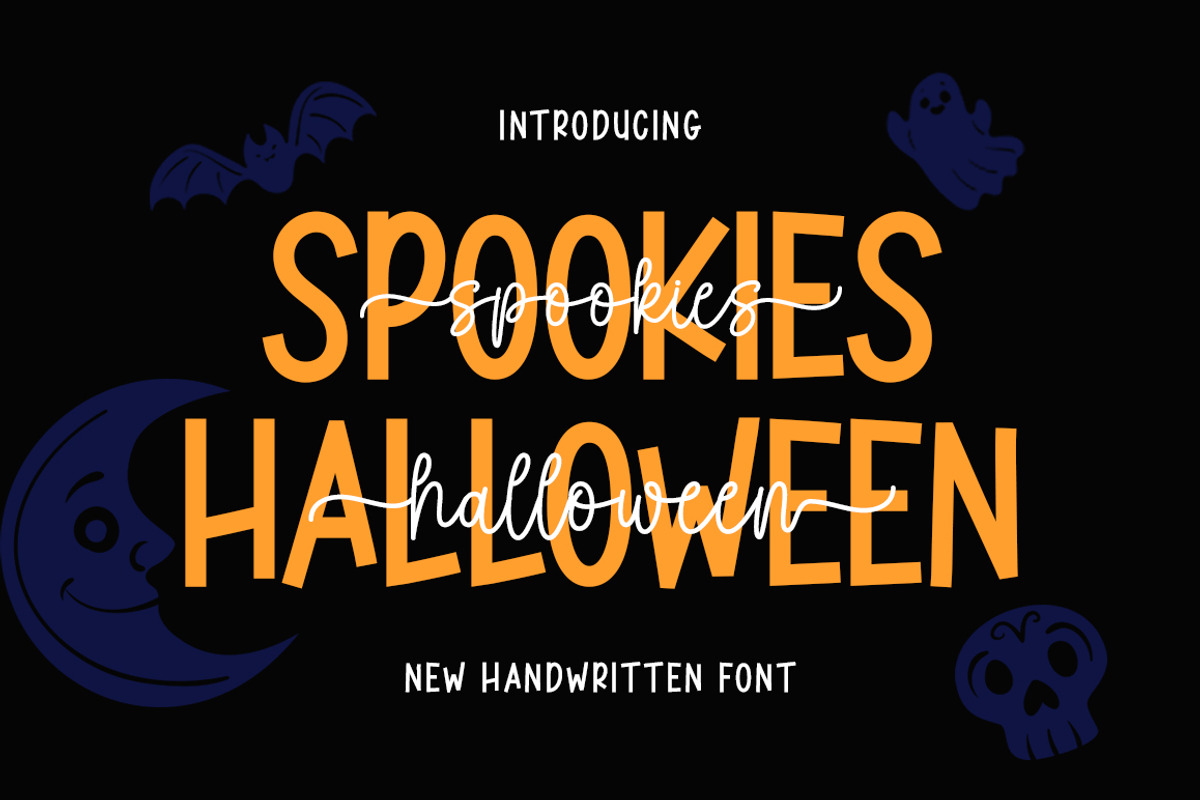Spookies Halloween, a Script Font by DN Creative (Photo 1 of 9)