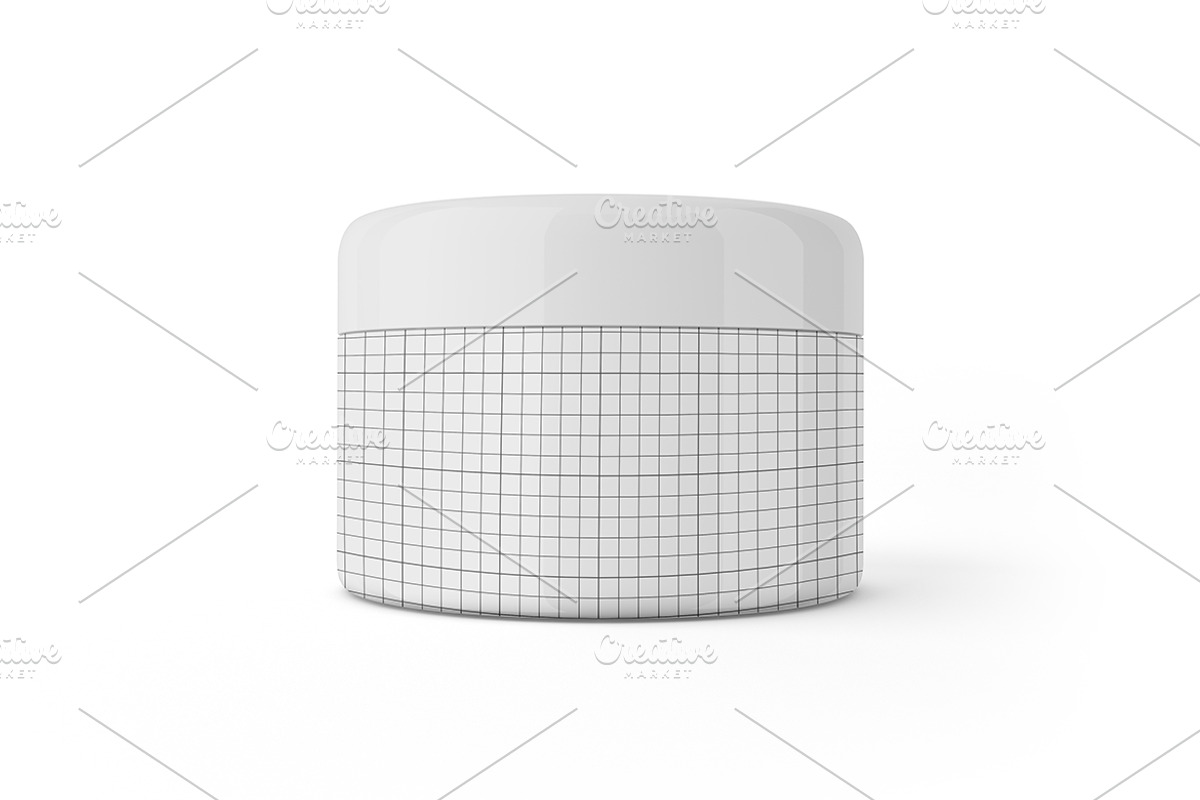 Cosmetic Jar Mockup, a Packaging Mockup by Qaleb Studio