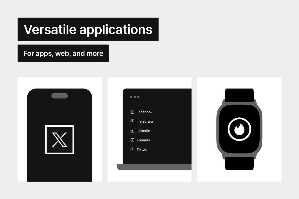 Social media - Light - 152 icons, an Outline Icon by Pictomate (Photo 4 of 7)