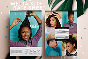 2 Page | Media Kit + Rate Sheet, a Resume Template by BlogBohemian (Thumbnail 1 of 3)