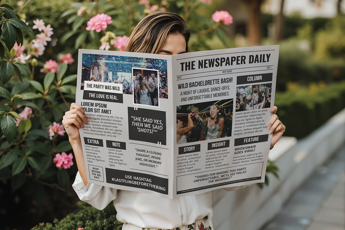 Vintage Newspaper Template, a Magazine Template by ZoloDesignHub (Photo 5 of 10)