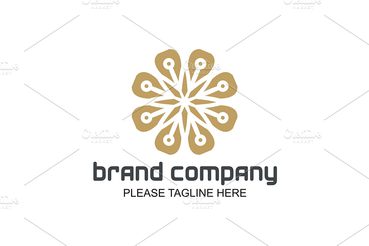 20 Logo Flower Templates Bundle, a Branding & Logo Template by Friendesigns (Photo 4 of 21)