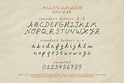 Meadow Lavande - Romantic Font, a Handwritten Font by nadispasibenko (Thumbnail 8 of 13)