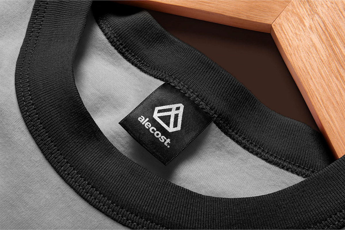 Apparel Tag Logo Mockup, an Advertising Mockup by megostudi0 (Photo 4 of 4)