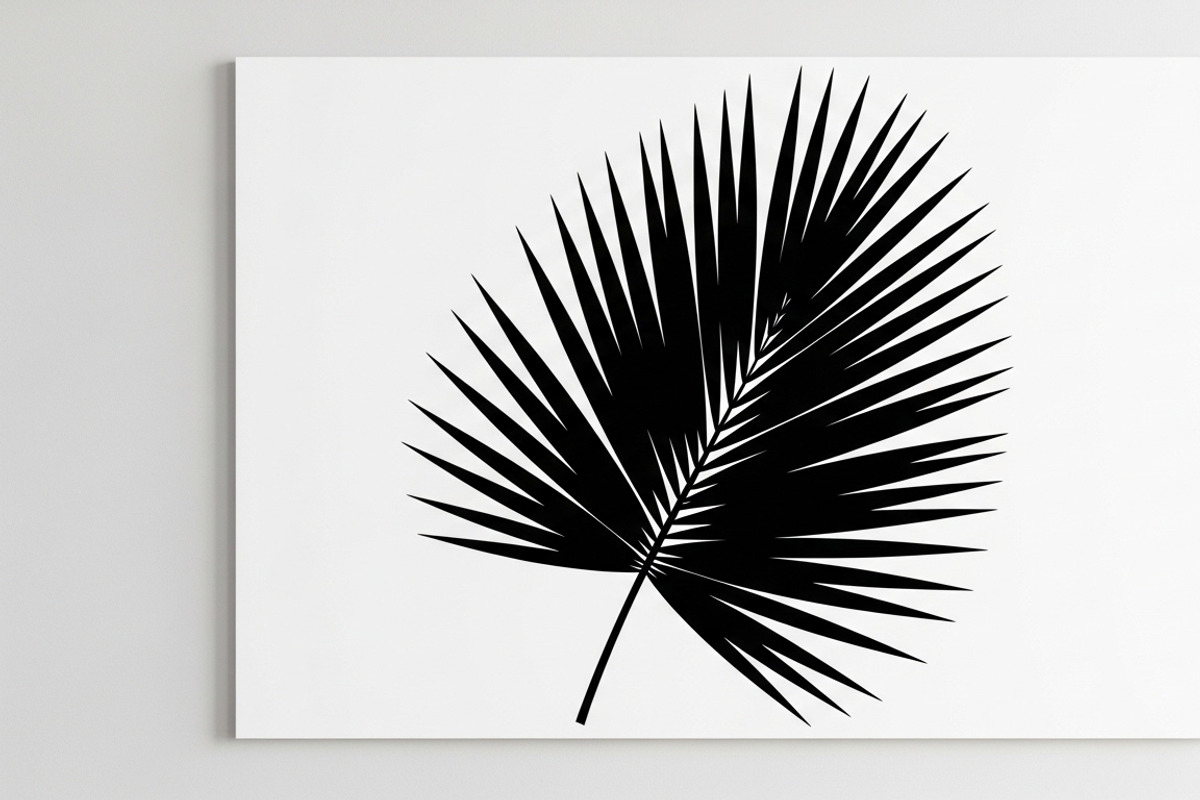 Stylish tropical palm wall decor, an Illustration by Amazin_art (Photo 10 of 33)