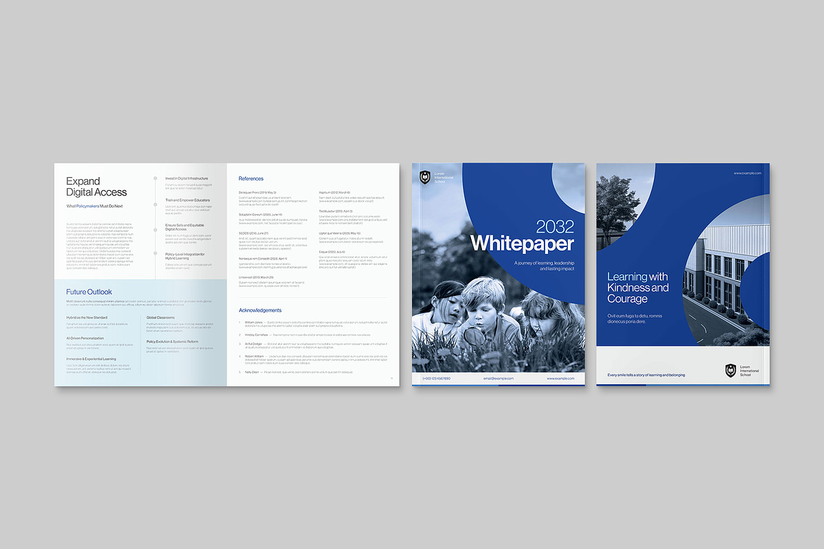 Whitepaper Template, a Brochure Template by BrandPacks (Photo 3 of 4)