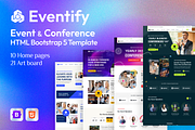 Eventify - Event HTML template, a HTML Template by AliThemes (Thumbnail 1 of 2)