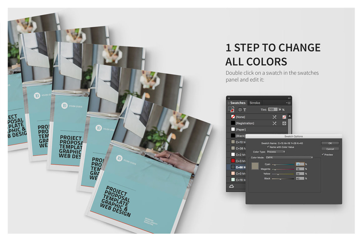 Project Proposal Template 009, a Brochure Template by ID Vision Studio (Photo 12 of 16)
