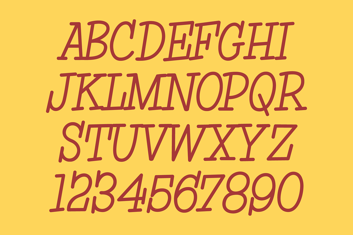 Simple Serif - Hand Lettered Fonts, a Script Font by GG Design (Photo 8 of 16)